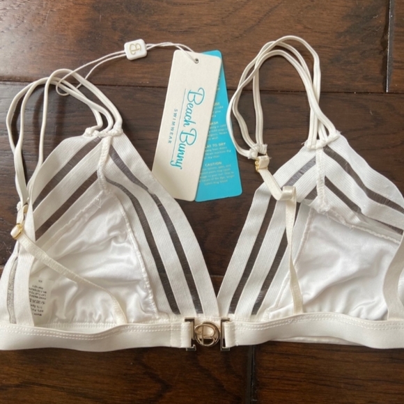 ❌SOLD❌ BEACH BUNNY • Sheer Addiction Bikini Top - Picture 4 of 4